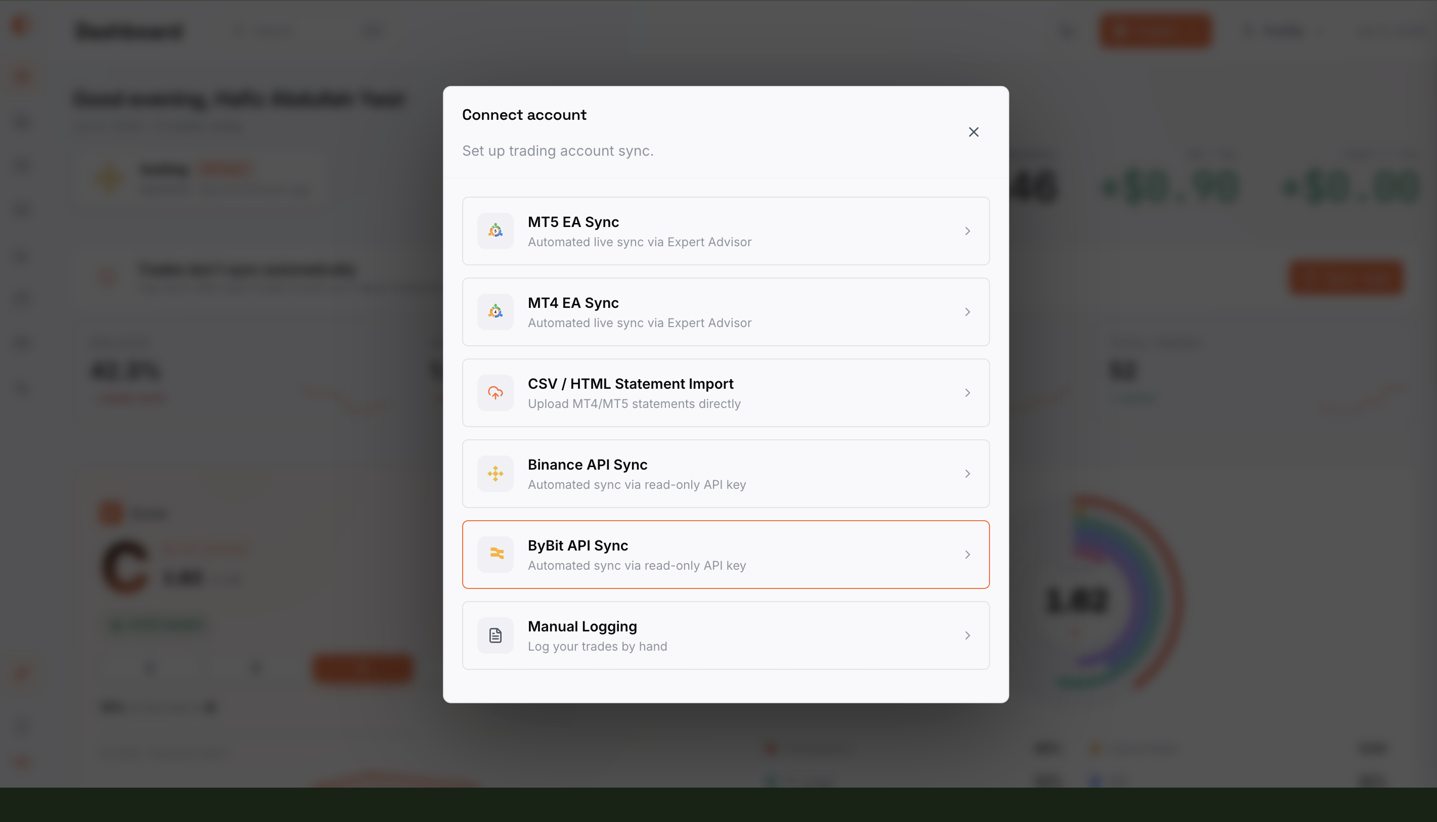 edgelog free trading journal